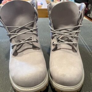 Timberland Women’s Premium 6-inch Waterproof Boot (Light Purple/Grey)
